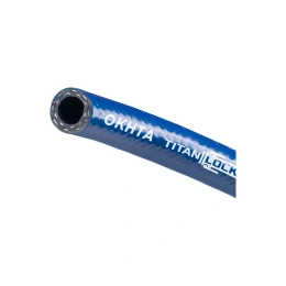 Шланг ПВХ для компрессоров "OKHTA", синий, 16 мм, 10 м TITAN LOCK TL016OH