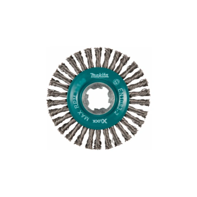 Щетка проволочная дисковая (115 мм; 0.5 мм; X-lock; тонкие пучки) Makita D-73411