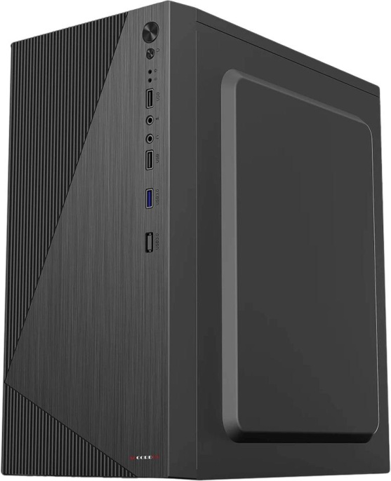 Корпус Accord ACC-XA09 черный без БП mATX 1x80mm 1x120mm 2xUSB2.0 1xUSB3.0 audio bott PSU