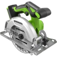 Дисковая пила аккумуляторная GreenWorks GD24CS165, 24В, б/щет., 165х20мм, 4800 об/мин, рез 57 мм, без АКБ и ЗУ 1501607