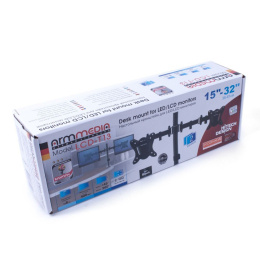 ARM MEDIA ArmMedia LCD-T13 Black настольный кронштейн для мониторов VESA75/100 15-32" 2x8кг