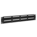 Патч-панель ExeGate EPP3-19-48-8P8C-C5e-110D 19", UTP, 48 port, cat.5e, KRONE&110 dual IDC , 2U, RoHS, Black, RTL EX256753RUS