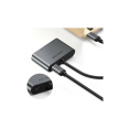 Адаптер UGREEN CM162 50505 USB-C to HDMI + VGA +USB 3.0 Adapter With PD. Цвет: серый космос (50505_)