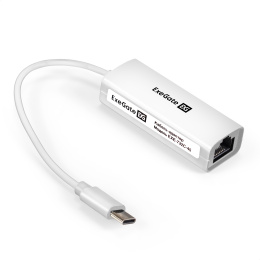 Кабель-адаптер ExeGate EXE-732C-45 (USB2.0 Type C --> 1xRJ45 UTP 10Mbps/100Mbps) EX296215RUS