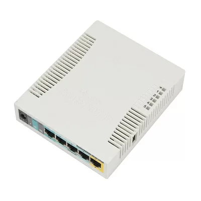 MikroTik RB951Ui-2HnD Беспроводной маршрутизатор 600Mhz CPU, 128MB RAM, 5xLAN, built-in 2.4Ghz 802b/g/n
