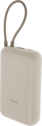 Внешний аккумулятор Xiaomi Power Bank 10000mAh (встроенный кабель) Tan GL BHR9072GL