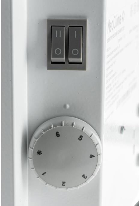 Конвектор Neoclima Comforte,  1500Вт,  с терморегулятором, белый