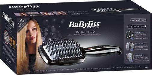 Расческа-выпрямитель BABYLISS HSB101E,  черный