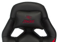 Кресло игровое Zombie Driver черный/красный экокожа с подголов. крестов. пластик (ZOMBIE DRIVER RED)