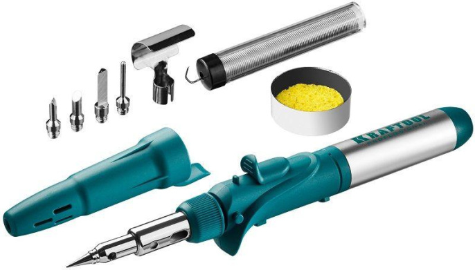 Паяльник KRAFTOOL 55503-H10,  газовый,  120Вт