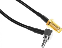 Кабель РЭМО SMA 0.14м, 24AWG,  медь,  одножильный,  1 шт,  черный