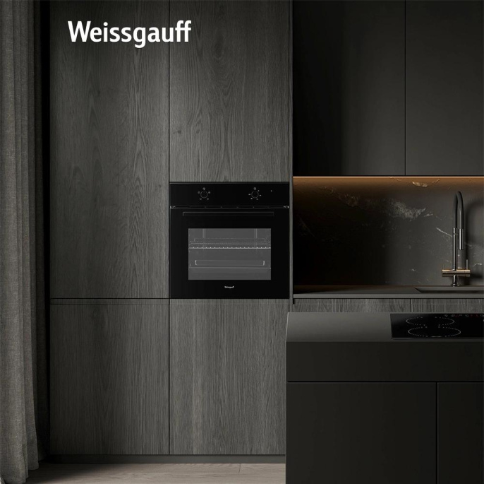Духовой шкаф Электрический Weissgauff EOM 108 PDB черный