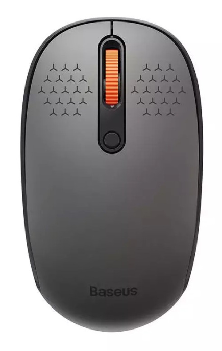 Мышь Baseus B01055502833-00 F01A Wireless Mouse Frosted Gray широкая совместимость с ОС, DPI: 800/1200/1600, материал: ABS
