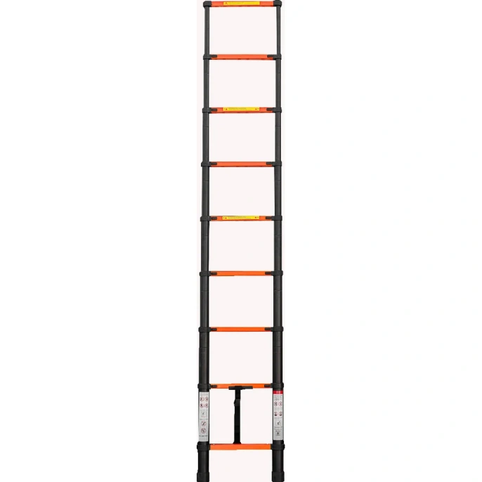Телескопическая лестница ISMA алюминиевая бытовая 2.6м (9 ступ.) ISMA-UP260(56894)