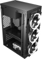 Корпус ATX KINGPRICE KPCC-MD203, Midi-Tower, без БП,  черный