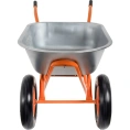 Строительная двухколесная тачка Gigant 110л, 200 кг, литые ПУ колеса GX-03