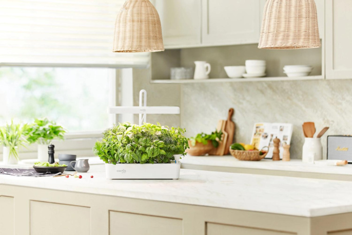 Гидропонная установка Cactus Garden CS-LEDPOT-10 2л 20 белый