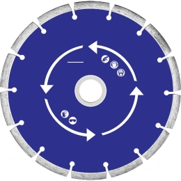 Диск алмазный отрезной сегментный (115х22.2 мм) MOS 37211М