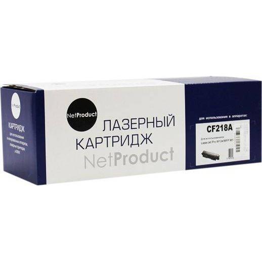 NetProduct CF218A Тонер-картридж для HP LaserJet Pro M104/MFP M132, 1,4K, С ЧИПОМ 7970267011