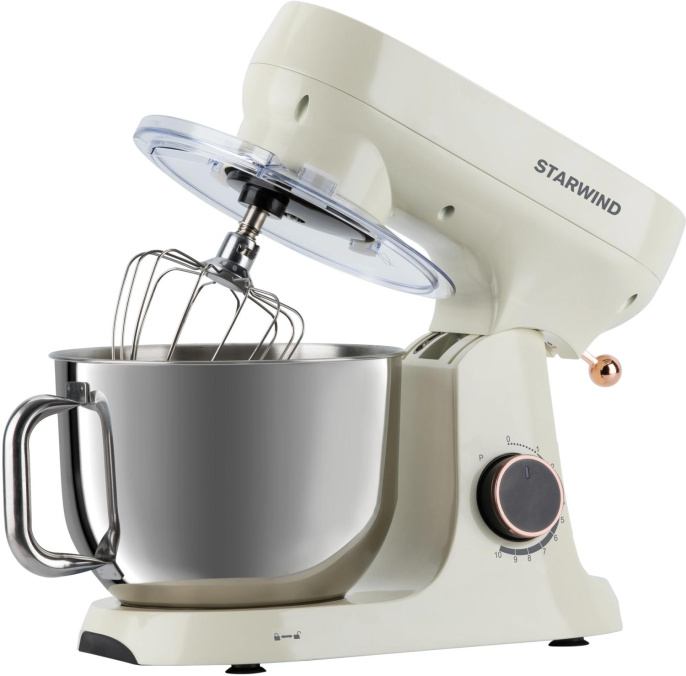 Миксер планетарный StarWind SPM4173, 1800Вт, кремовый
