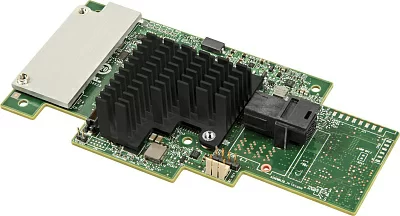 Плата контроллера RAID-массива Intel. Intel Integrated RAID Module RMS3CC040, with dual core LSI3108 ROC, 12 Gb/s, 4 internal port SAS 3.0 mezzanine card, RAID levels 0,1,5,6,10.50.60, PCIe x8 Gen3, optional Maintenance Free Backup Unit (AXXRMFBU5). no ca