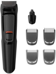 Триммер Philips Series 3000 MG3710/33 черный (насадок в компл:6шт)
