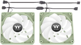 Вентилятор для корпуса Thermaltake CT120 Sync Matcha Reverse ARGB 120х120x25 зеленый 4-pin 31.2дБ упак.:2шт CL-F200-PL12MG-A Ret
