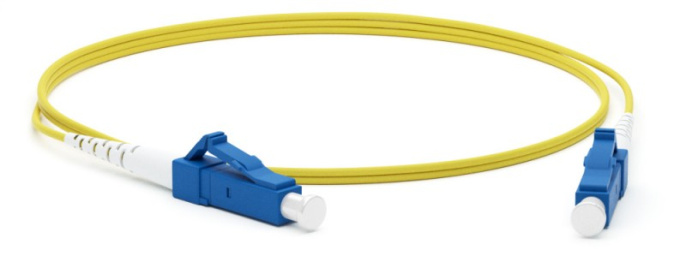 Оптический патч-корд simplex LC-ST 9/125 SM Hyperline FC-S2-9-LC/AR-ST/AR-H-1M-LSZH-YL 1 метр желтый
