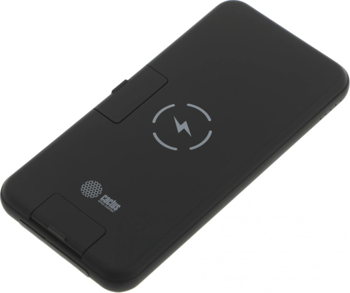 Внешний аккумулятор (Power Bank) Cactus CS-PBFSQT-10000,  10000мAч,  черный