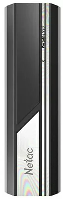 Внешний накопитель SSD USB3.2 Netac 2Tb ZX10 (NT01ZX10-002T-32BK) Black Type-C