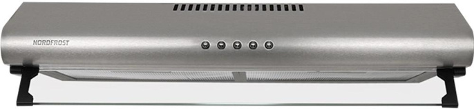 Вытяжка каминная Nordfrost AS 6040 X нержавеющая сталь управление: кнопочное 1 мотор
