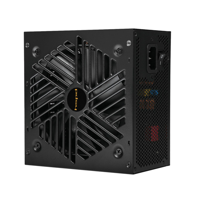 Блок питания Power Supply HSPD, 750W 80+ Gold ATX, 3.1, PCIe 5.1, Full modular, 1x24 20+4 pin 600mm, 2xCPU 8 4+4 pin 700mm, 2xPCIe*2 8 6+2 pin 550+150mm, 1x12V 2x6 12+4pin 600W 550mm 2xSATA*3 500+150+150mm, 1xMOLEX4pin*3+FDD 500+150+150+150mm , Active