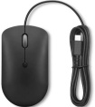 Мышь проводная Lenovo 400, оптическая, USB-C, 2400dpi, черный [gy51d20875]