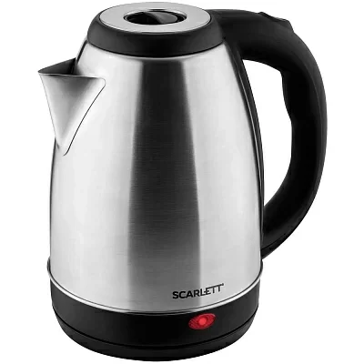 Чайник электрический SCARLETT SC-EK21S51, сталь, 1500Вт, 1.8л