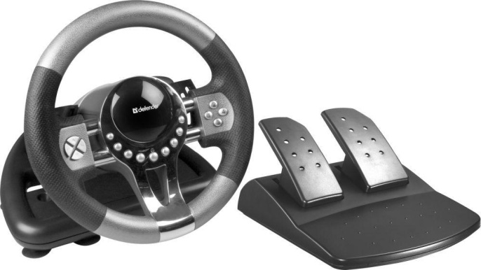 Игровой руль Defender Forsage GTR для PC 64367
