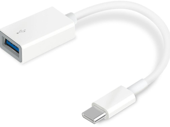 Переходник USB TP-LINK UC400,  USB Type-C (m) (прямой) -  USB 3.0 A(f) (прямой),  0.1м,  белый