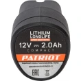 Батарея аккумуляторная Li-ion для шуруповертов серии The One Patriot 1165 180201109
