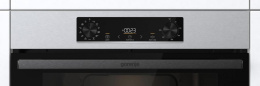 Духовой шкаф электрический Gorenje BOSB6737E06X, 77л, дверца с 2 стеклами, нержавеющая сталь/черный