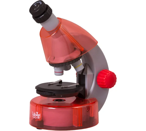 Набор Levenhuk LabZZ MV1 Orange: микроскоп и книга