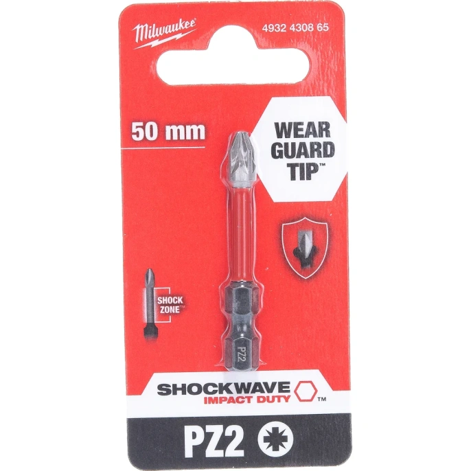 Насадка SHOCKWAVE (PZ2, 50 мм, 1 шт.) Milwaukee 4932430865