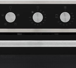 Духовой шкаф электрический Krona Essenza 60 S G2,  56л,  дверца с 3 стеклами,  нержавеющая сталь