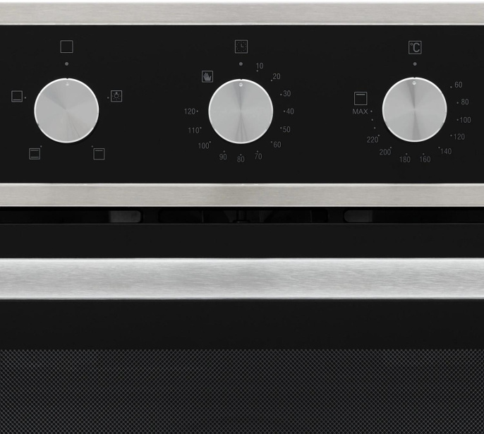 Духовой шкаф электрический Krona Essenza 60 S G2,  56л,  дверца с 3 стеклами,  нержавеющая сталь