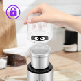 Кофемолка Kitfort КТ-7123 200Вт сист.помол.:ротац.нож вместим.:85гр нержавеющая сталь