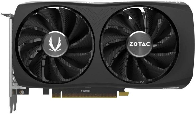 Видеокарта Zotac PCI-E 4.0 RTX 4060 TWIN EDGE NVIDIA GeForce RTX 4060 8Gb 128bit GDDR6 2460/17000 HDMIx1 DPx3 HDCP Ret ZT-D40600E-10M