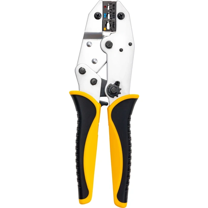 Пресс-клещи для обжима наконечников duwi PROFI 0.5-6мм², 2 сменные матрицы 26121 6