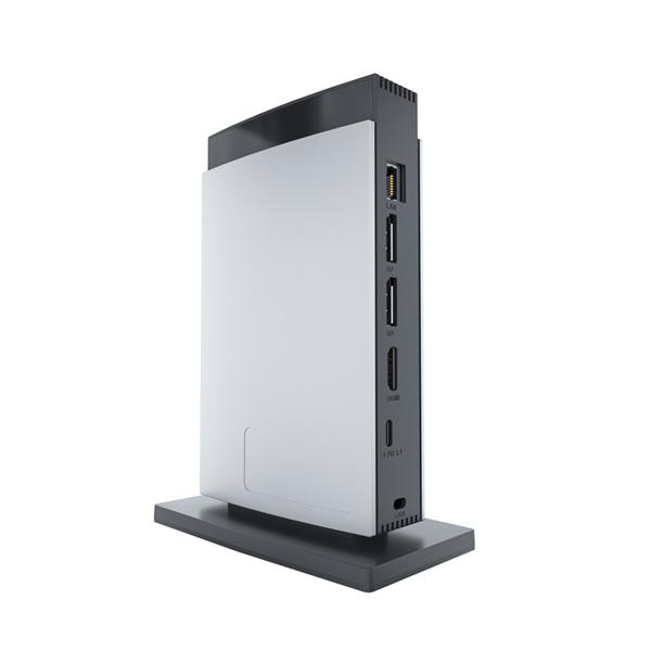 Док-станция Docking Station WAVLINK USB-C PD3.1 Triple Display/140W PowerDelivery/2xUSB3.0/1xUSB C/2xDP 1.4/1xHDMI 2.1/1xGigabit LAN/1xAudio In/Out/1xSD/Micro SD CardReader/no AC-Adapter included