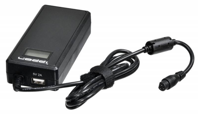 Адаптер питания Ippon D90U,  15 - 19.5 В,  4.5A, 90Вт,  черный