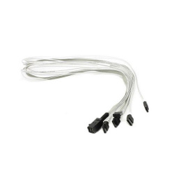Кабель Luxshare L285HM017-SD-R , INT SFF8643-to-4*SATA+SB HDmSAS -to- 4*SATA+SideBand internal cable 100cm