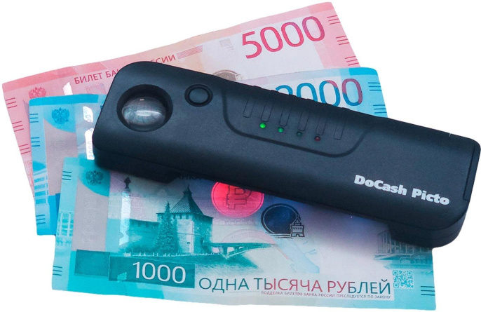 Детектор банкнот DoCash Picto просмотровый АКБ (25865701)