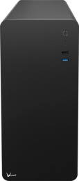 корпус Formula V Line CS-110-S mATX USB3.0x1/USB2.0x1/audio ex Aerocool замятие, наруушина геометрия. (CS-110-S-BK-V1-NNC-003)